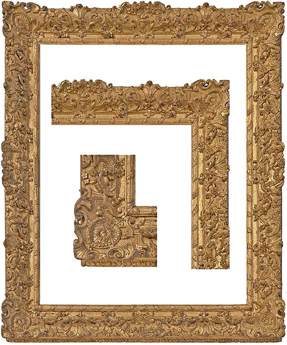 antique-ornate-baroque-gold-leaf-picture-frame