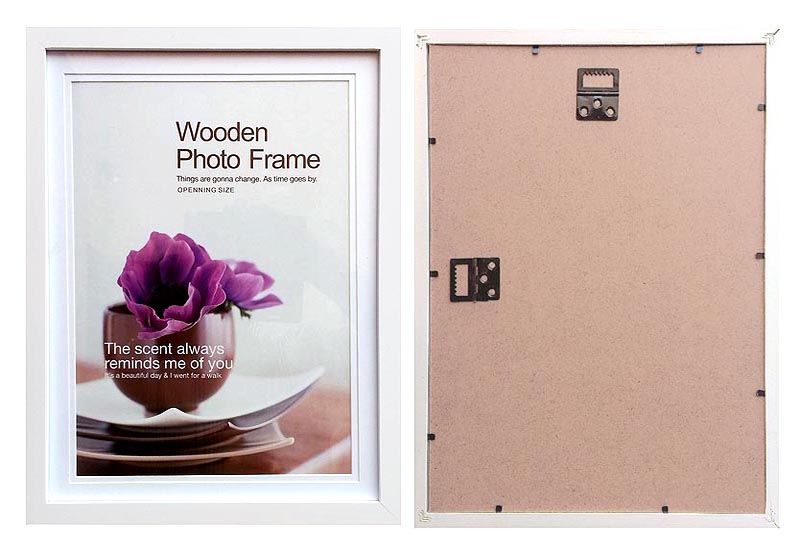 17x13 White Matted Wood Picture Frame Inner Mats Suit 12x16 Pic With Clear Glass Photo Frames And Picture Frames Online Store