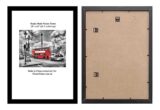 18x24 Black Wood Poster Frame with Clear Glass Large