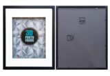 40x50cms-Black-Wood-Shadow-Box-frame-mat-inside-suits-28x35cms-picture-with-Clear-Glass-large