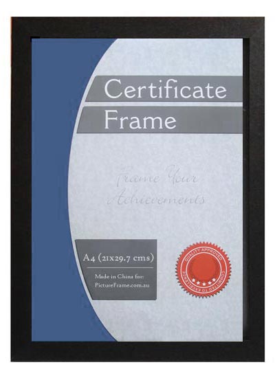 A4-black-wood-certificate-frame-with-clear-glass-and-stand