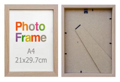 A4-natural-wood-box-frame-with-clear-glass-and-stand-large