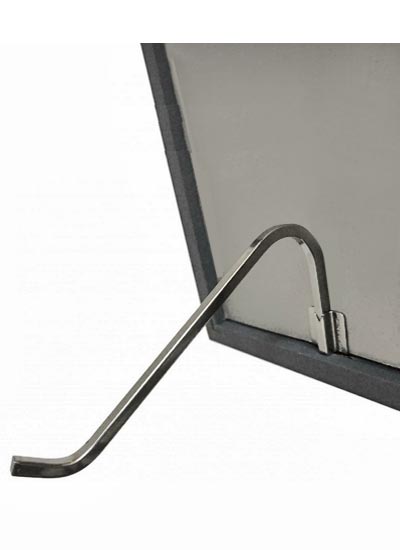 Picture-Frame-Photo-Frame-Large-Steel-Curl-Stand-Kit-Black