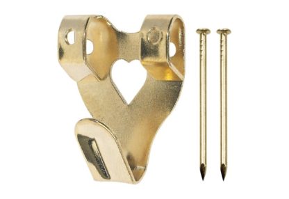 Picture-Hooks-Pack-with-Double--Angle-Drive-Naiils-brass-plated-20-kgs