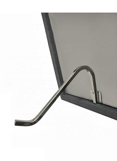Picture-Frame-Photo-Frame-Small-Steel-Curl-Stand-Kit-Black