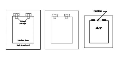 how-to-hing-mats-with-Framers-Hinging-Tape-II-18mm-55m