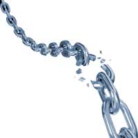 reliable chain breaks unexpectedly