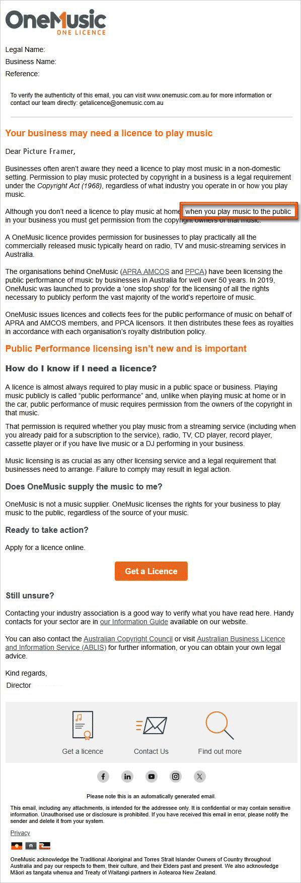 picture-framing-demand-for-a-music-licence