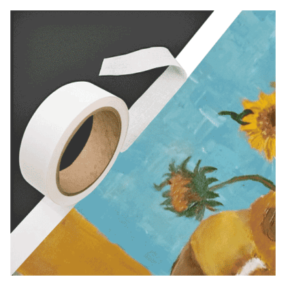 Applying-the-Lineco-archival-linen-hinging-tape