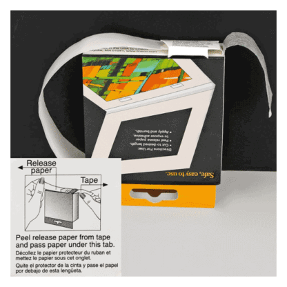 Dispensing-Lineco-archival-linen-hinging-tape-roll