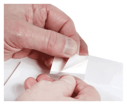 peeling-the-Lineco-See-Thru-Archival-Mounting-Strips