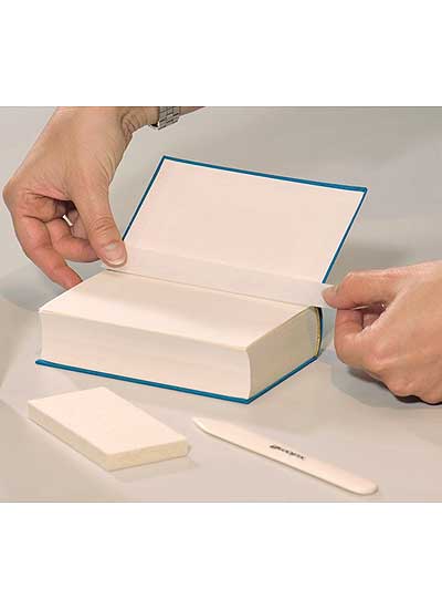 Book Repairs with Filmoplast90Plus archival tape