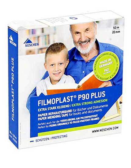 Filmoplast P90 PLUS archival conservation tape